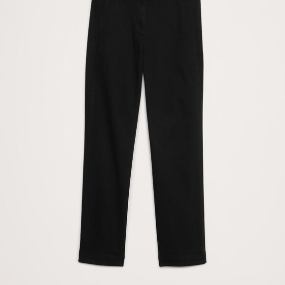 Banana Republic The Weekender Straight Leg Pant size 10 Black - Picture 5 of 5